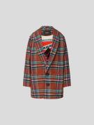 Dsquared2 Oversized Blazer mit Tartan-Karo in Hellblau, Größe 34