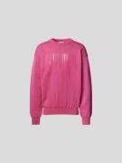 VTMNTS Oversized Sweatshirt aus Woll-Mix in Pink, Größe L