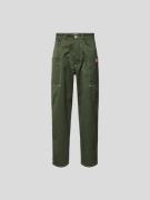 Kenzo Cargohose mit Label-Patch in Khaki, Größe L