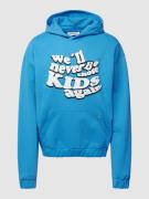 No Bystanders Hoodie mit Statement-Print und Känguru-Tasche in Royal, ...