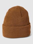 Billabong Beanie mit Label-Patch Modell 'Roamer' in Cognac, Größe 1