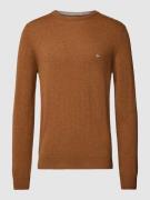 Fynch-Hatton Strickpullover mit Rundhalsausschnitt in Hazel Melange, G...