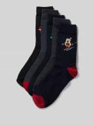 Jack & Jones Socken mit Label-Detail Modell 'XMAS ELEMENTS' im 5er-Pac...