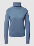 comma Rollkragenpullover mit Label-Applikation Modell 'POP UP' in Petr...