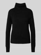 Christian Berg Woman Strickpullover mit Rollkragen in Black, Größe L