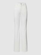 Weekend Max Mara Bootcut Midrise Jeans mit Stretch-Anteil in Weiss, Gr...