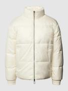 Emporio Armani Daunenjacke mit Stehkragen in Offwhite, Größe 56