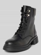 Tommy Hilfiger Schnürboots aus Leder mit Label-Applikation Modell 'LAC...