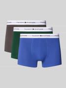 Tommy Hilfiger Trunks mit elastischem Logo-Bund im 3er-Pack in Anthraz...