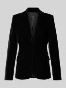 Mango Regular Fit Blazer mit Reverskragen Modell 'COMBI' in Black, Grö...