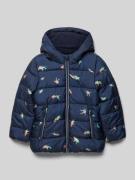 s.Oliver RED LABEL Regular Fit Steppjacke mit Fleecefutter in Marine, ...