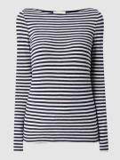 MARC O POLO Longsleeve aus Bio-Baumwolle in Marine, Größe M