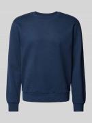 MARC O POLO Regular Fit Sweatshirt aus reiner Bio-Baumwolle in Rauchbl...