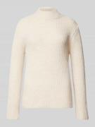 Soyaconcept Strickpullover mit Stehkragen Modell 'Torino' in Beige, Gr...