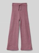 s.Oliver RED LABEL Regular Fit Strickhose mit Wide Leg in Mauve, Größe...