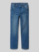 s.Oliver RED LABEL Jeans Treggings mit Weitenregulierung innen in Blau...