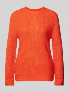 s.Oliver RED LABEL Regular Fit Strickpullover mit gerippten Abschlüsse...