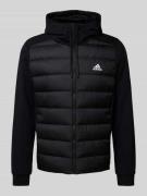 ADIDAS SPORTSWEAR Steppjacke mit Label-Print in Black, Größe L