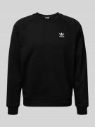 adidas Originals Sweatshirt mit Logo-Stitching in Black, Größe L