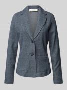 MARC O POLO Shaped Fit Blazer mit Fischgrätmuster aus Baumwoll-Mix in ...