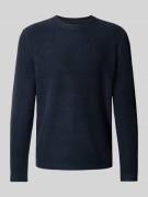 MARC O POLO Regular Fit Strickpullover aus Bio-Baumwoll-Chenillegarn i...