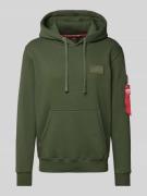 Alpha Industries Hoodie mit Kapuze in Oliv, Größe L