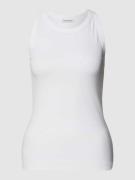 MARC O POLO Shaped Fit Tanktop aus Ripp-Jersey mit Rundhalsausschnitt ...