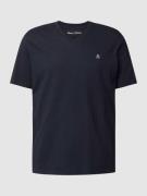 MARC O POLO T-Shirt mit Label-Print in Marine, Größe S