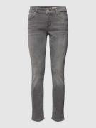 MARC O POLO Slim Fit Jeans mit Label-Detail Modell 'ALBY' in Mittelgra...