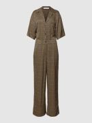 MARC O POLO Jumpsuit aus reiner Viskose in Sand, Größe 38