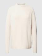 Soyaconcept Strickpullover mit Stehkragen Modell 'KANITA' in Offwhite,...