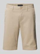 MARC O POLO Regular Fit Bermudas in unifarbenem Design Modell 'Reso' i...