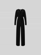 Norma Kamali Jumpsuit mit V-Ausschnitt in Black, Größe L