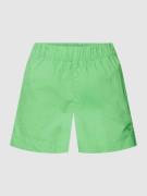 Knowledge Cotton Apparel Shorts mit seitlichen Schlitzen in Gruen, Grö...