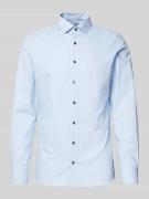 OLYMP Level Five Slim Fit Business-Hemd mit New-Kent-Kragen in Bleu, G...