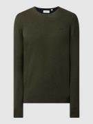 s.Oliver RED LABEL Pullover aus Baumwolle in Khaki, Größe XXL