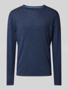 Christian Berg Men Longsleeve mit Rundhalsausschnitt in Marine Melange...