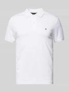 Tommy Hilfiger Regular Fit Poloshirt mit Logo-Stitching in Weiss, Größ...