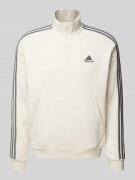 ADIDAS SPORTSWEAR Sweatshirt mit Logo-Stitching in Beige, Größe L