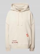 Smith and Soul Hoodie mit Statement-Stitching Modell 'Crazy' in Sand, ...