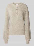 Pepe Jeans Strickpullover mit Rundhalsausschnitt in Offwhite Melange, ...