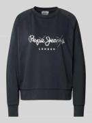 Pepe Jeans Sweatshirt mit Label-Print Modell 'LUPITA' in Black, Größe ...