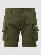 Alpha Industries Cargoshorts mit Stretch-Anteil in Oliv, Größe 30