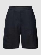 MARC O POLO Shorts aus Leinen mit Paspeltasche am Gesäß in Marine, Grö...