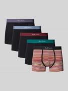 PAUL SMITH Trunks mit elastischem Logo-Bund im 3er-Pack in Black, Größ...