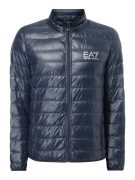 EA7 Emporio Armani Light-Daunenjacke mit Stehkragen in Dunkelblau, Grö...