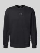 Levi's® Relaxed Fit Sweatshirt aus Viskose mit Label-Detail in Black, ...