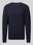 Tommy Hilfiger Sweatshirt mit Label-Stitching in Marine, Größe L