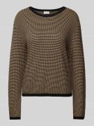 Tom Tailor Regular Fit Strickpullover aus reiner Baumwolle mit Struktu...