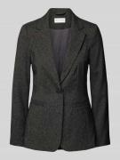 Tom Tailor Shaped Fit Blazer in Melange-Optik mit 1-Knopf-Verschluss i...